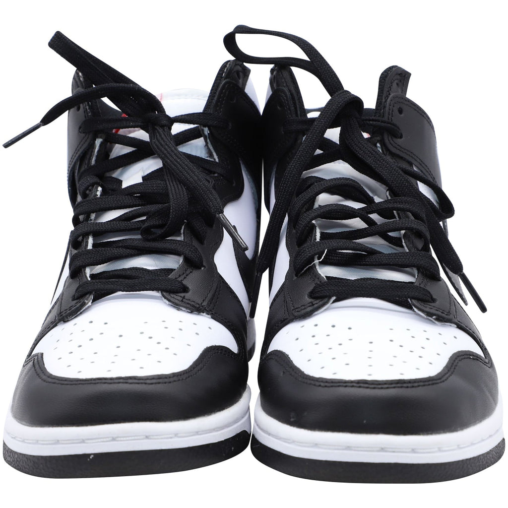 Nike Dunk High in Black White Leather