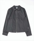 Minimalist Black Jacket with Graphic Back Print