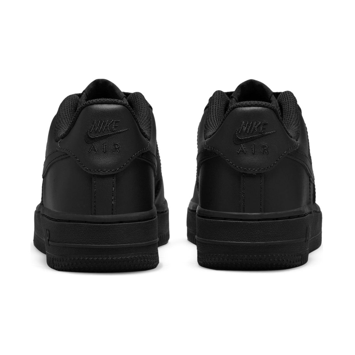 Shop Nike Air Force 1 LE Big Kids (Black)