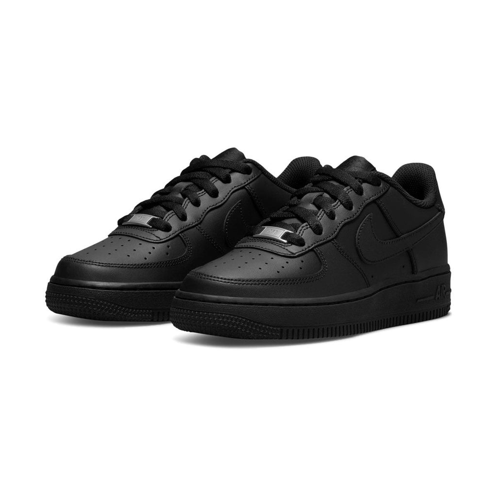 Shop Nike Air Force 1 LE Big Kids (Black)