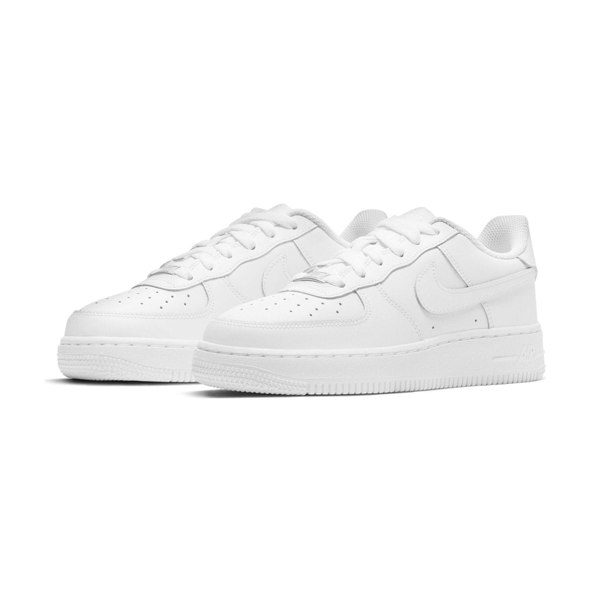 Shop Nike Air Force 1 LE Big Kids (White)