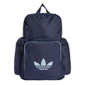 Night Indigo backpack with adidas trefoil logo and white-trim front pocket