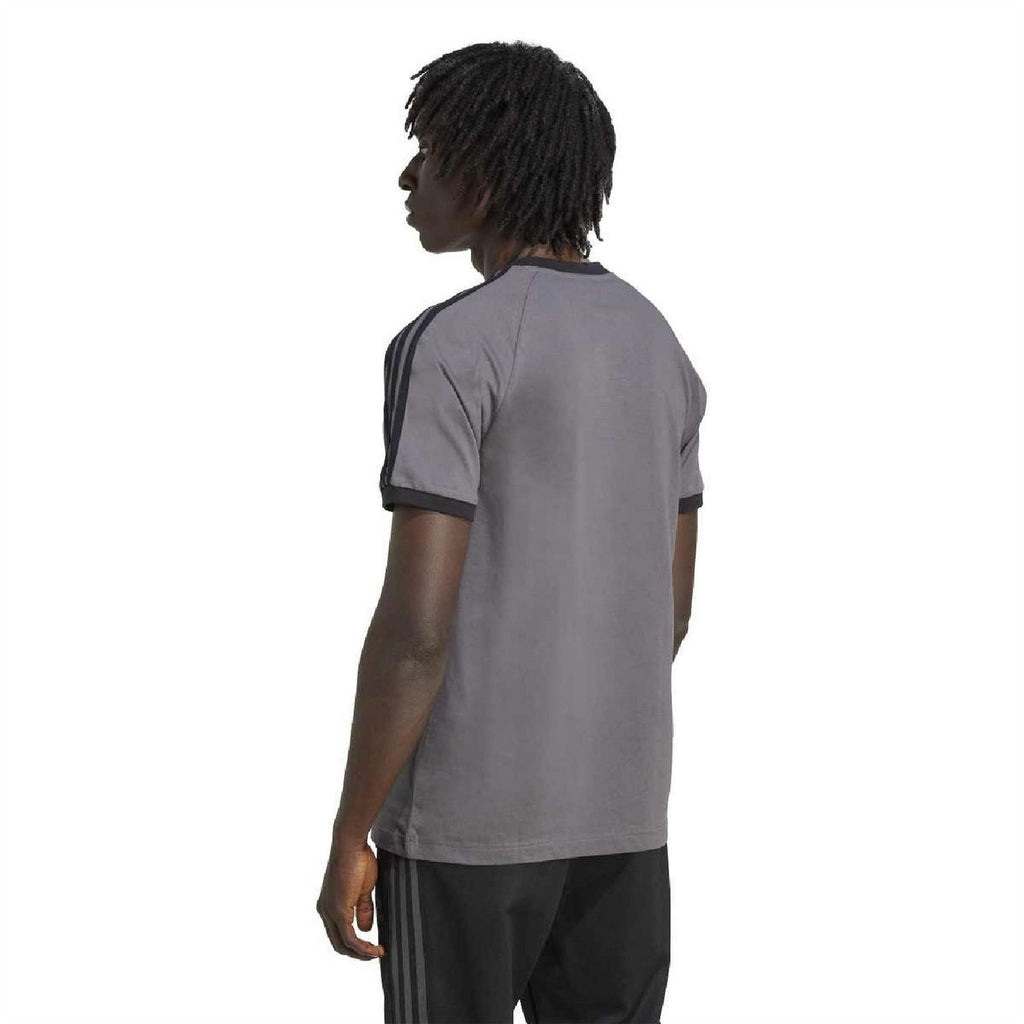 adidas Originals Adicolor Classics 3-Stripes T-shirt with white fabric and iconic three-stripe design on the sleeves