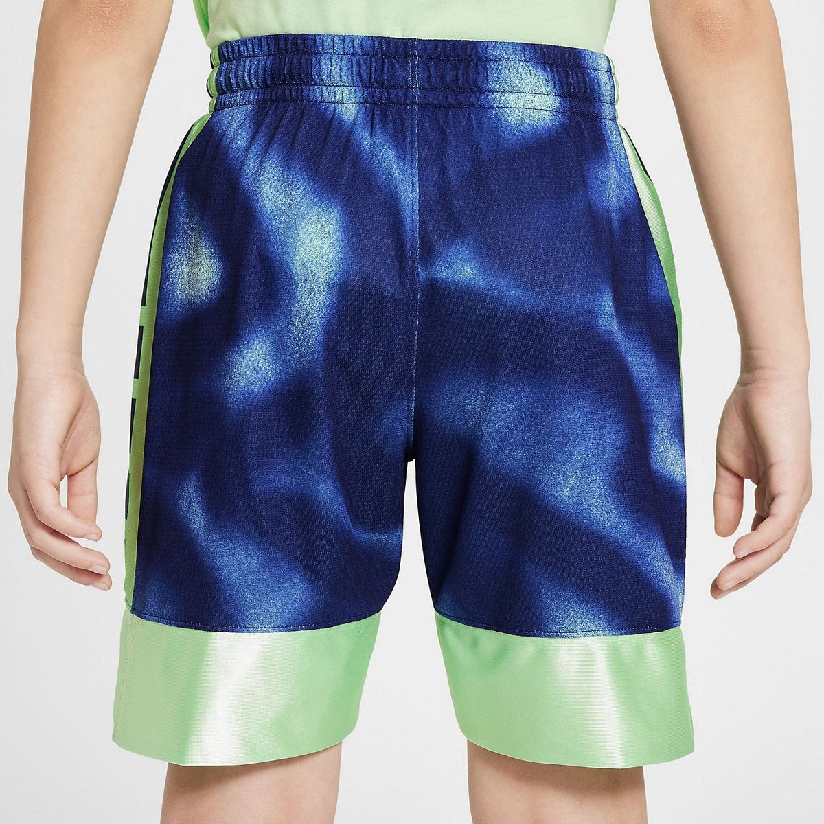 Boys Nike Dri-FIT Elite 23 Shorts Light Green Drawstring Performance NWO11