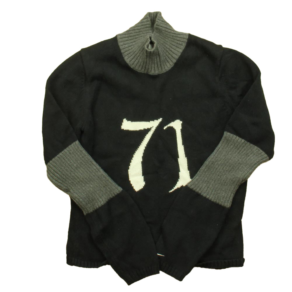 Nike Girls Black | White Sweater Size: Junior XS