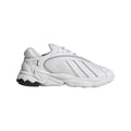 White adidas Originals Oztral trainers with lace-up design and sporty side stripes