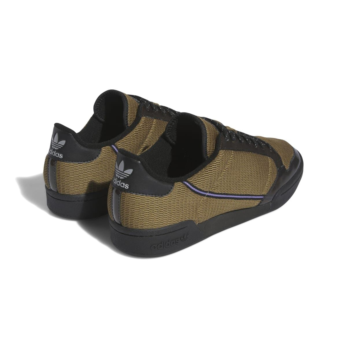 adidas Originals Blondey Continental sneakers, khaki and black low-profile design