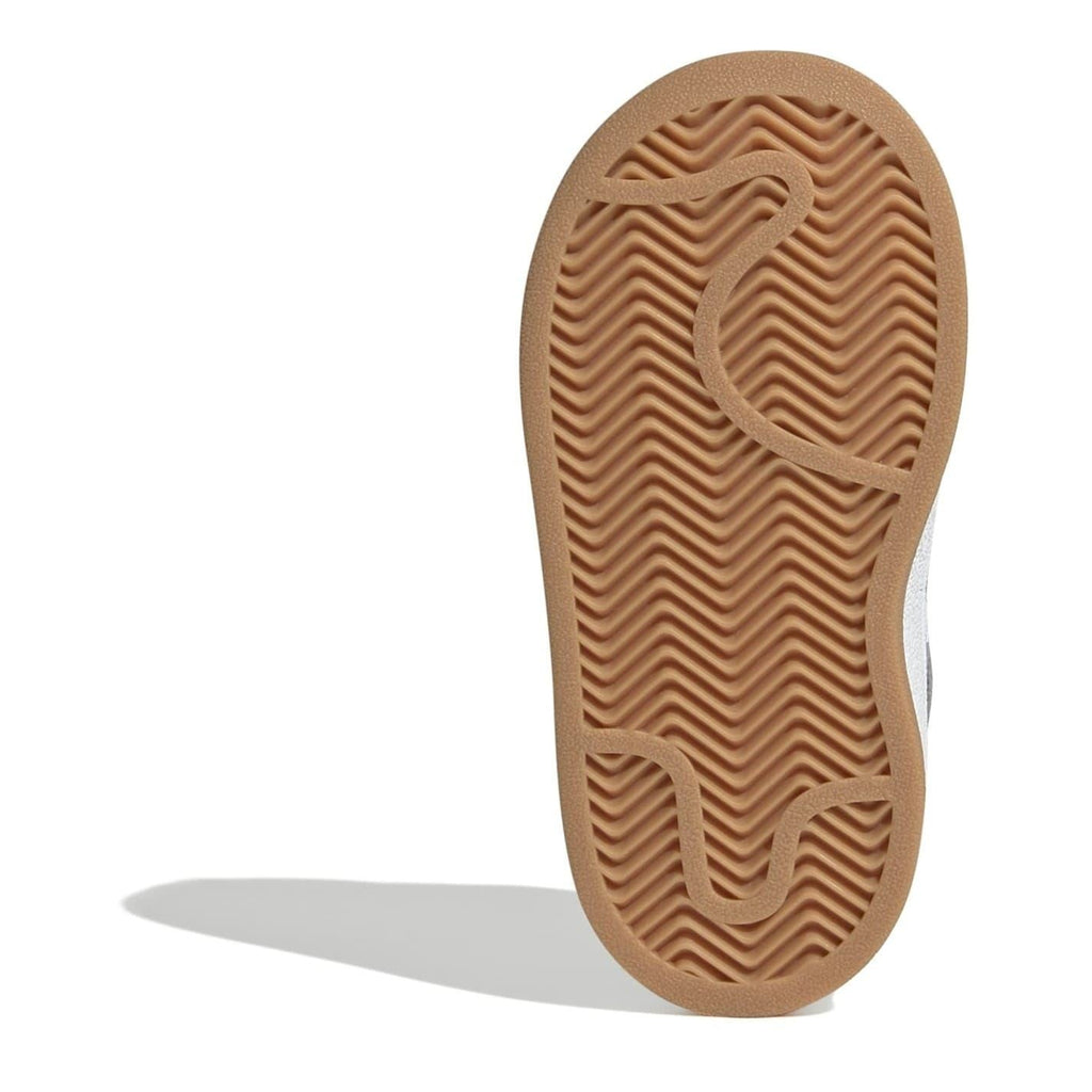 Infants adidas Originals Campus 00s outsole, gum-brown tread with logo patch