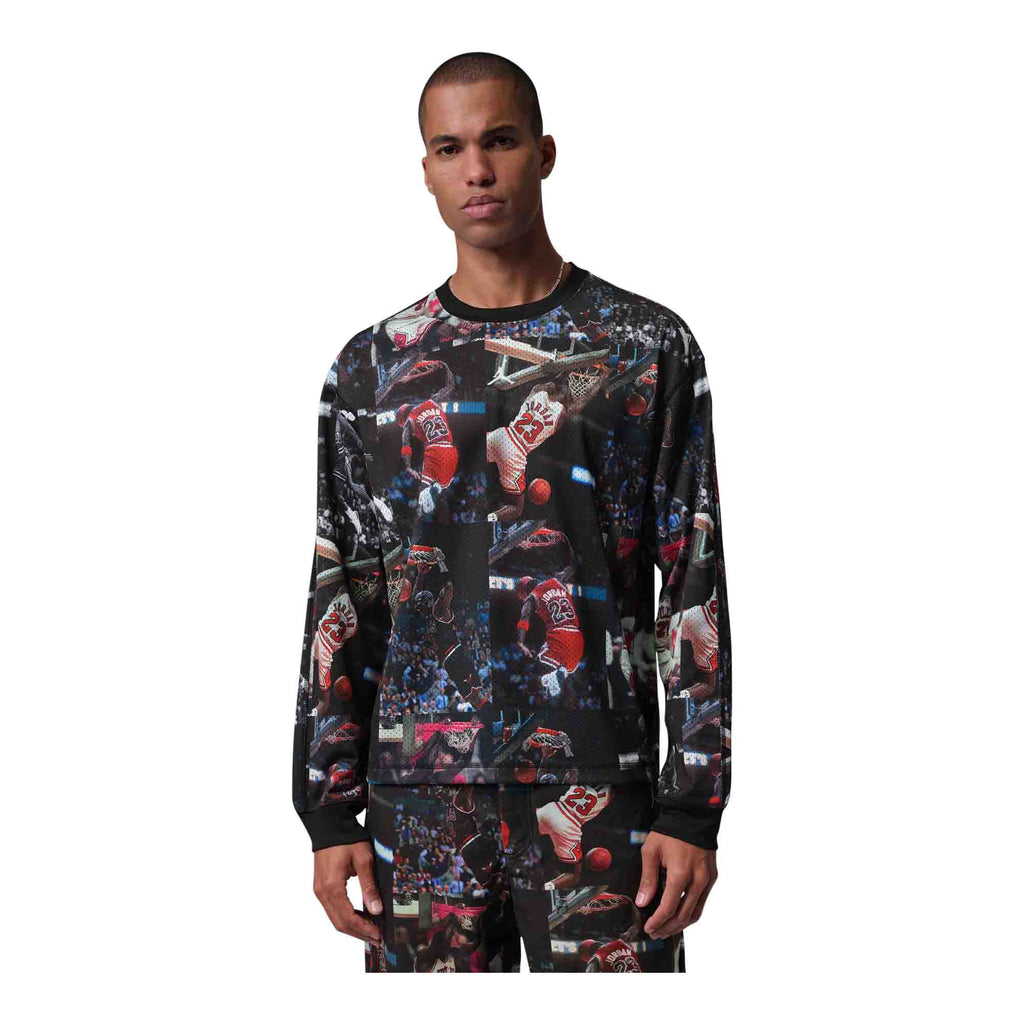Jordan Flight Men's Printed Long-Sleeve Jersey