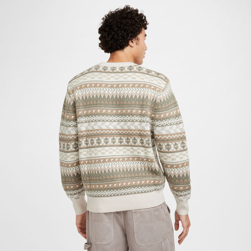 Men's Nike Life Fair Isle Swoosh Sweater