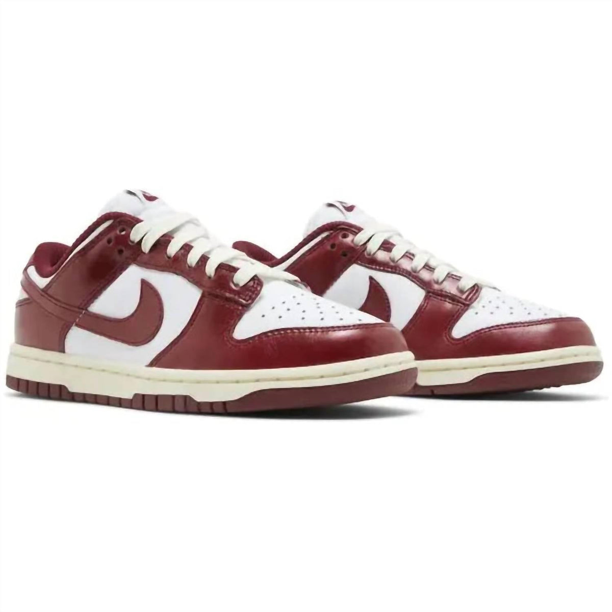 Women's Dunk Low Premium Vintage Team Sneakers In Red
