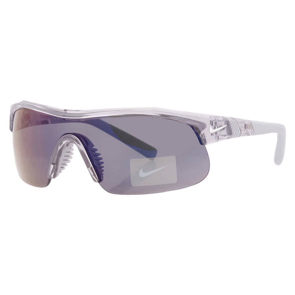 Nike Blue Mirror Shield Men's Sunglasses NIKE SHOW X1 DX6520 065 58