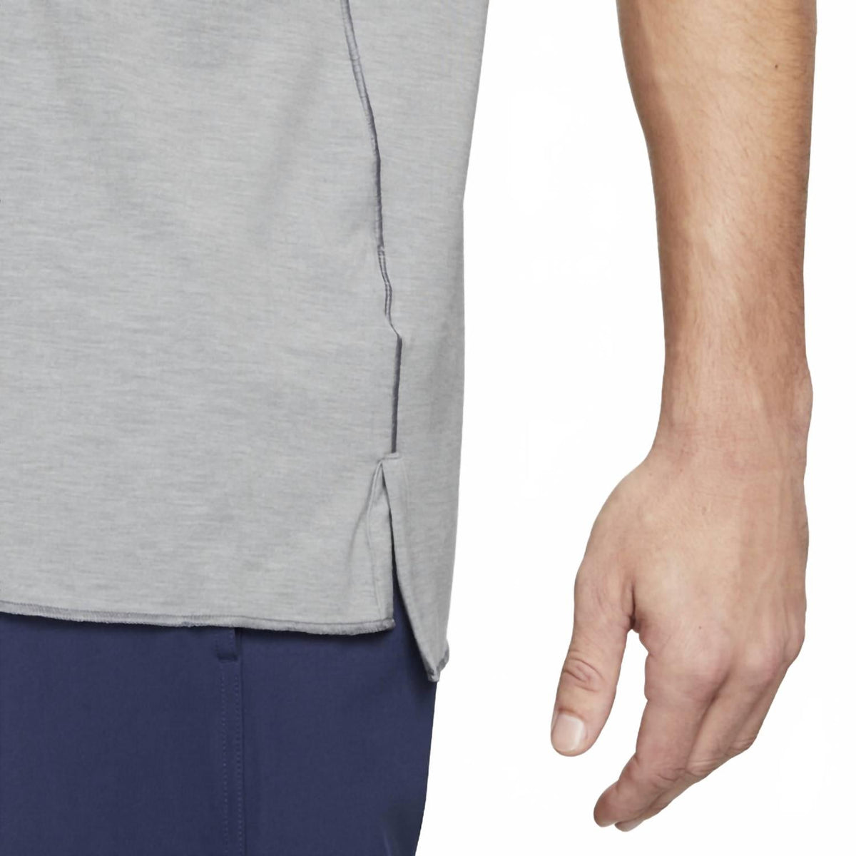 Yoga Training Dri-Fit Short Sleeve Top In Gray