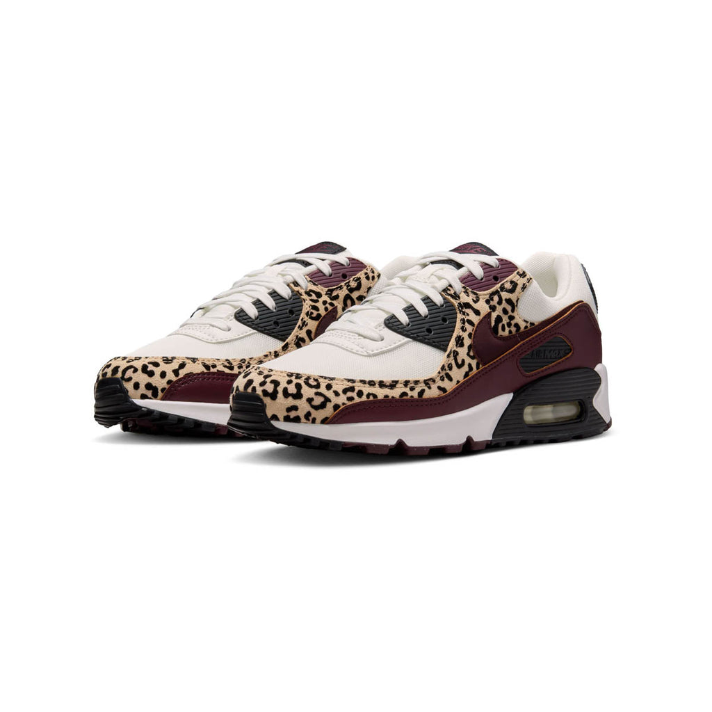 WOMENS NIKE AIR MAX 90-SAIL/BURGUNDY CRUSH-IF1619-102