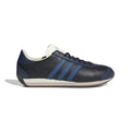 adidas Originals Country OG trainers in dark navy/black with blue stripes and white heel tab