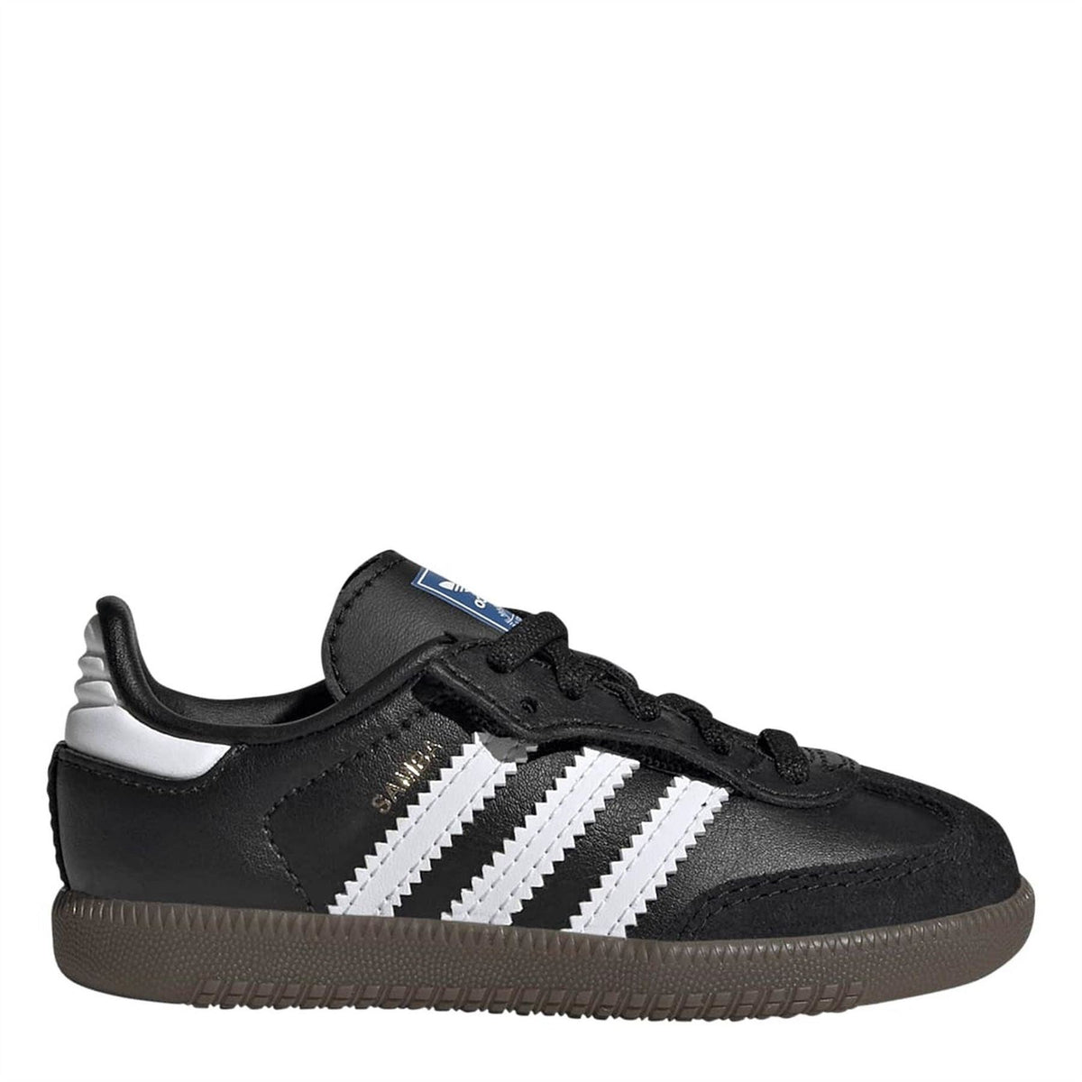 adidas Originals Samba OG low-top sneakers, black with white stripes and black laces