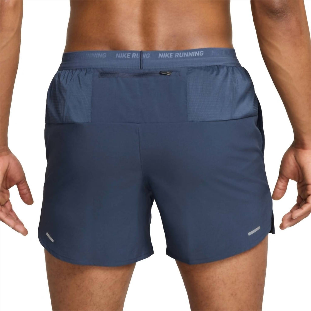 Dri-Fit Stride 5" Shorts In Thunder Blue/black/reflective Silv