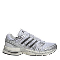 adidas Adistar Control 5 shoes in silver/gray with three black stripes