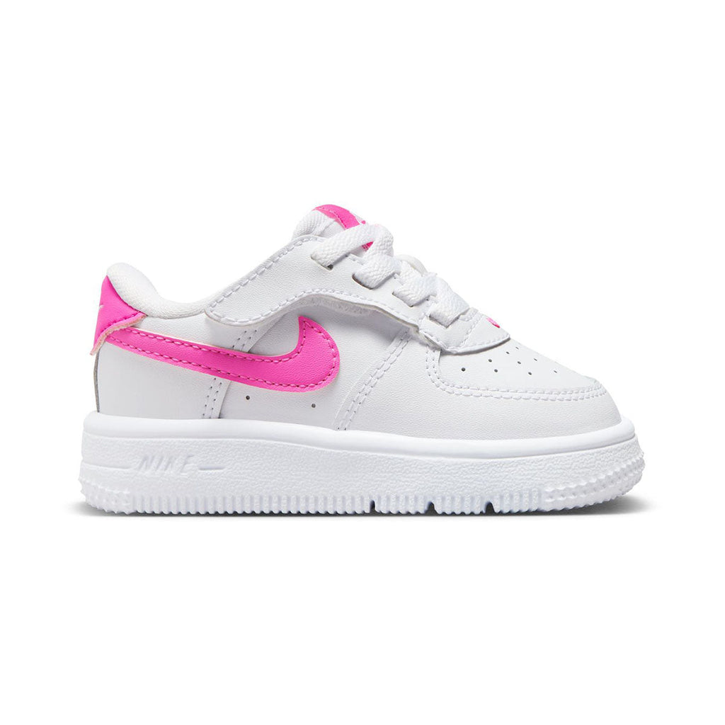 Toddler Nike Force 1 Low EasyOn 'White Laser Fuchsia' Baby/ Shoes