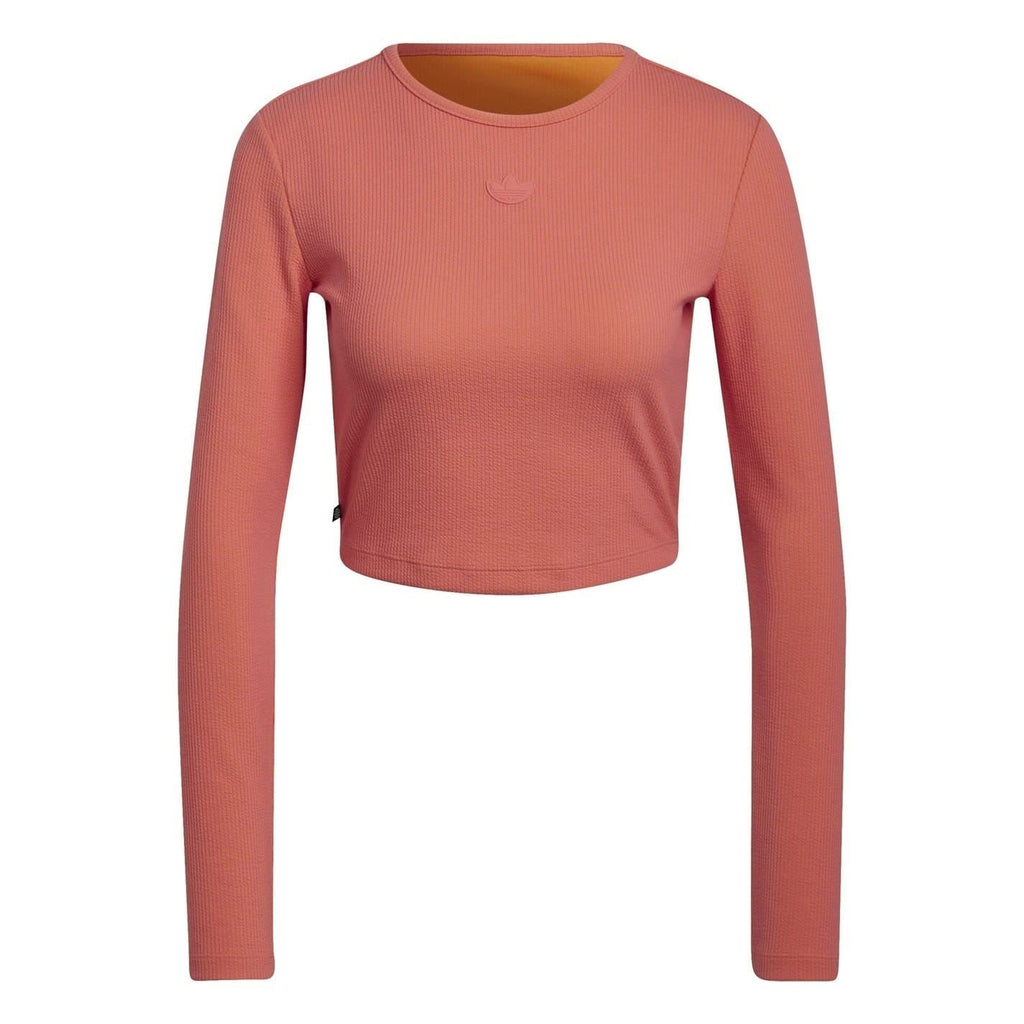 adidas Originals cropped crew neck slim fit sweatshirt featuring a comfortable fit and classic design in soft fabric