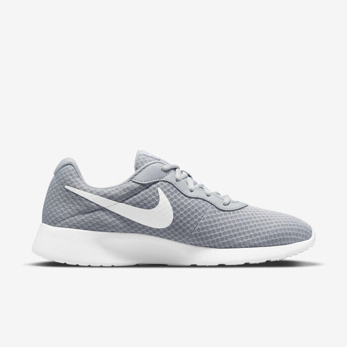 Men's Nike Tanjun DJ6258-022 Sneaker Wolf Gray Barely Volt Lace Up Running Shoes