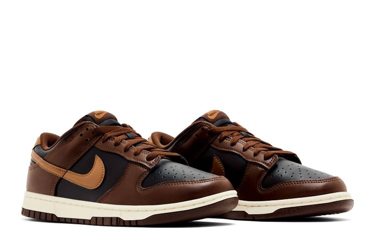 Men's Dunk Low Retro Shoes In Black British Tan