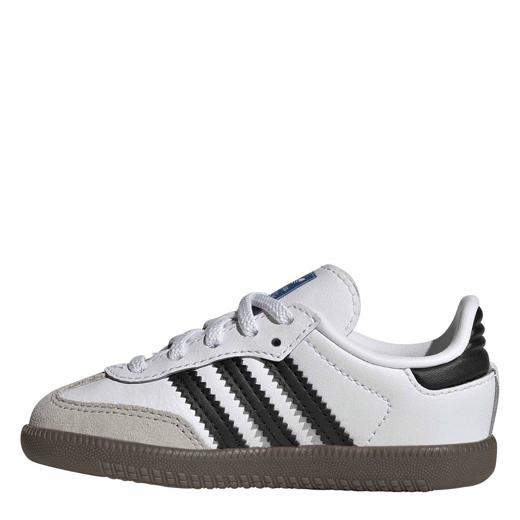 adidas Originals Samba OG low-top sneakers, white leather with black triple stripes