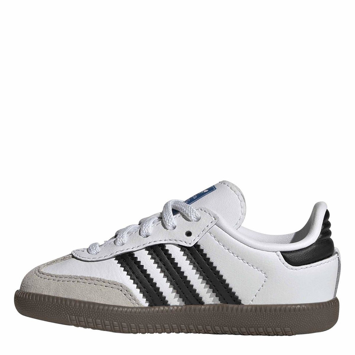 adidas Originals Samba OG low-top sneakers, white leather with black triple stripes