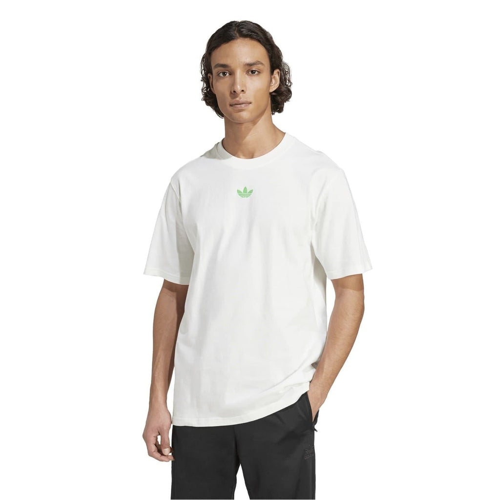 adidas Originals crew neck ribbed collar short sleeve jersey T-shirt, casual men's T-shirt with classic design and breathable fabric