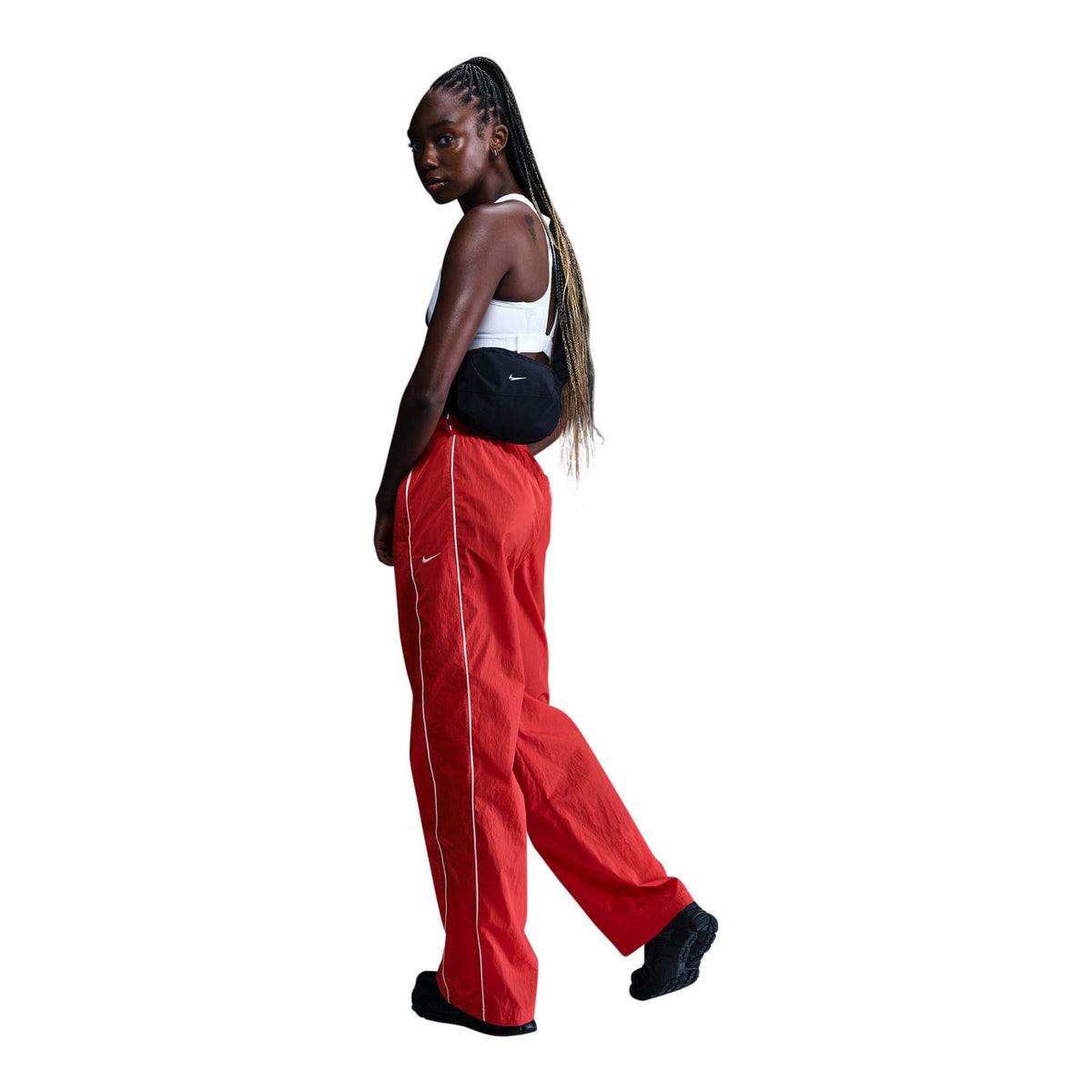 Women's Nike Windrunner High-Waisted Woven Open-Hem Pants