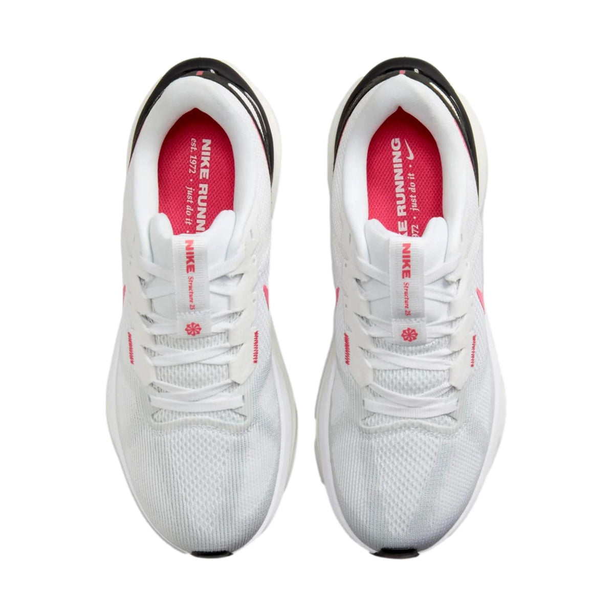 Nike Air Zoom Structure 25 White / Black - Aster Pink  DJ7884-106 Women's