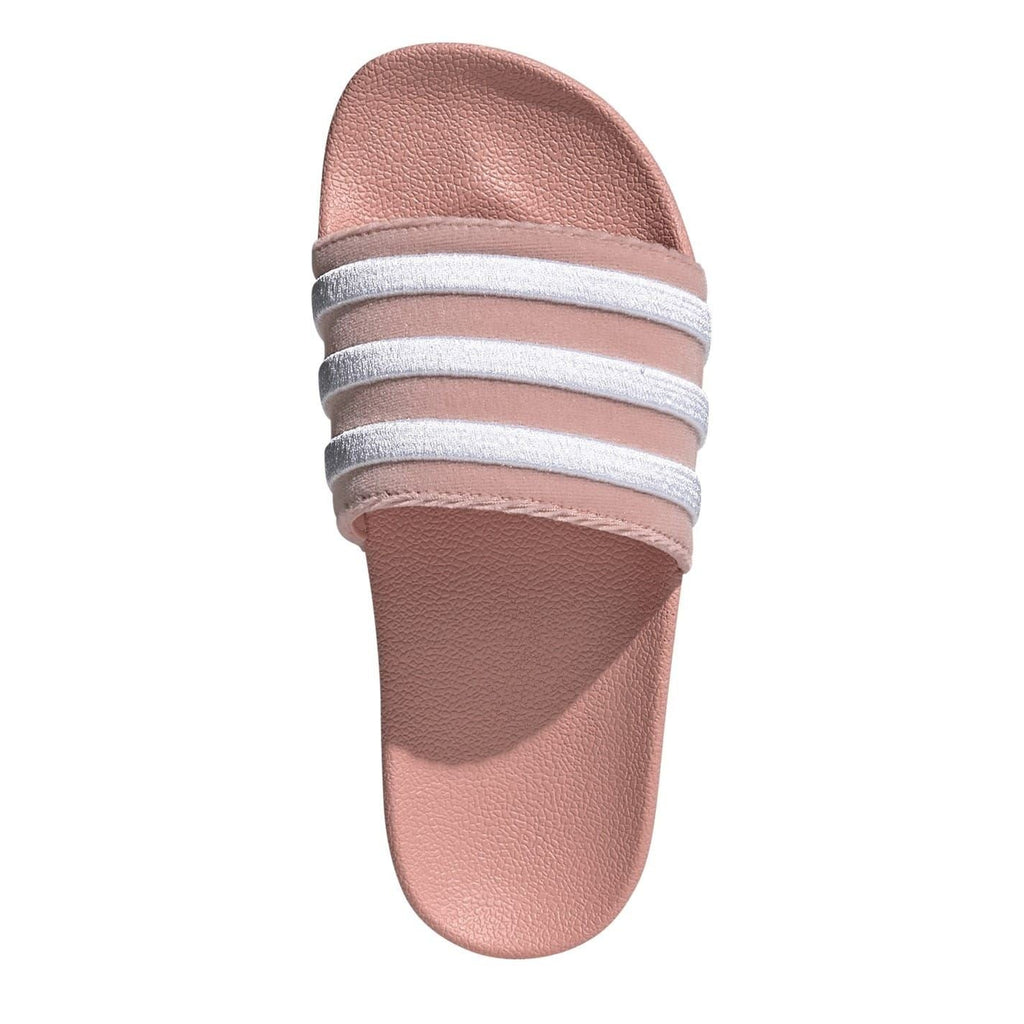 adidas Originals Adilette Slides open-toe sandals with textured footbed and slip-on design, perfect for casual summer wear