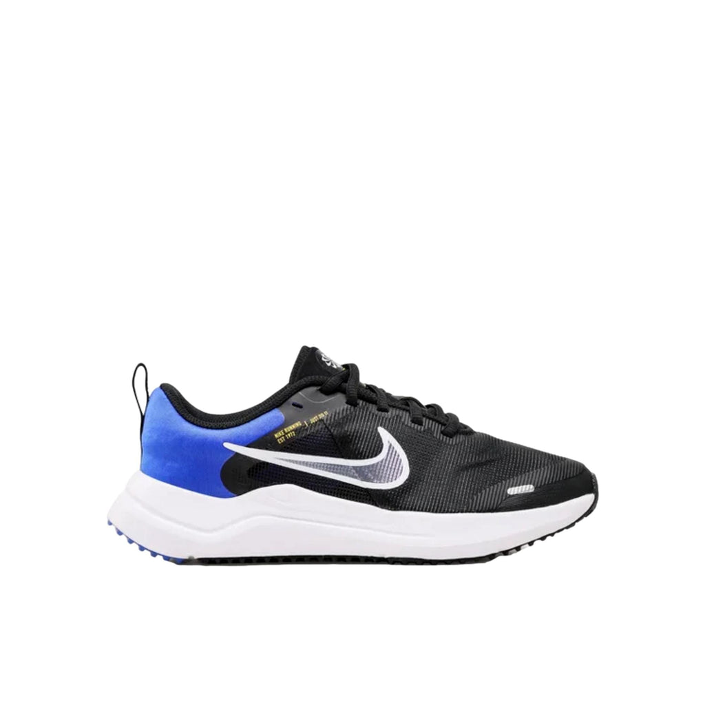Nike Downshifter 12 Next Nature Black / White - Racer Blue  DM4194-006 Grade-School