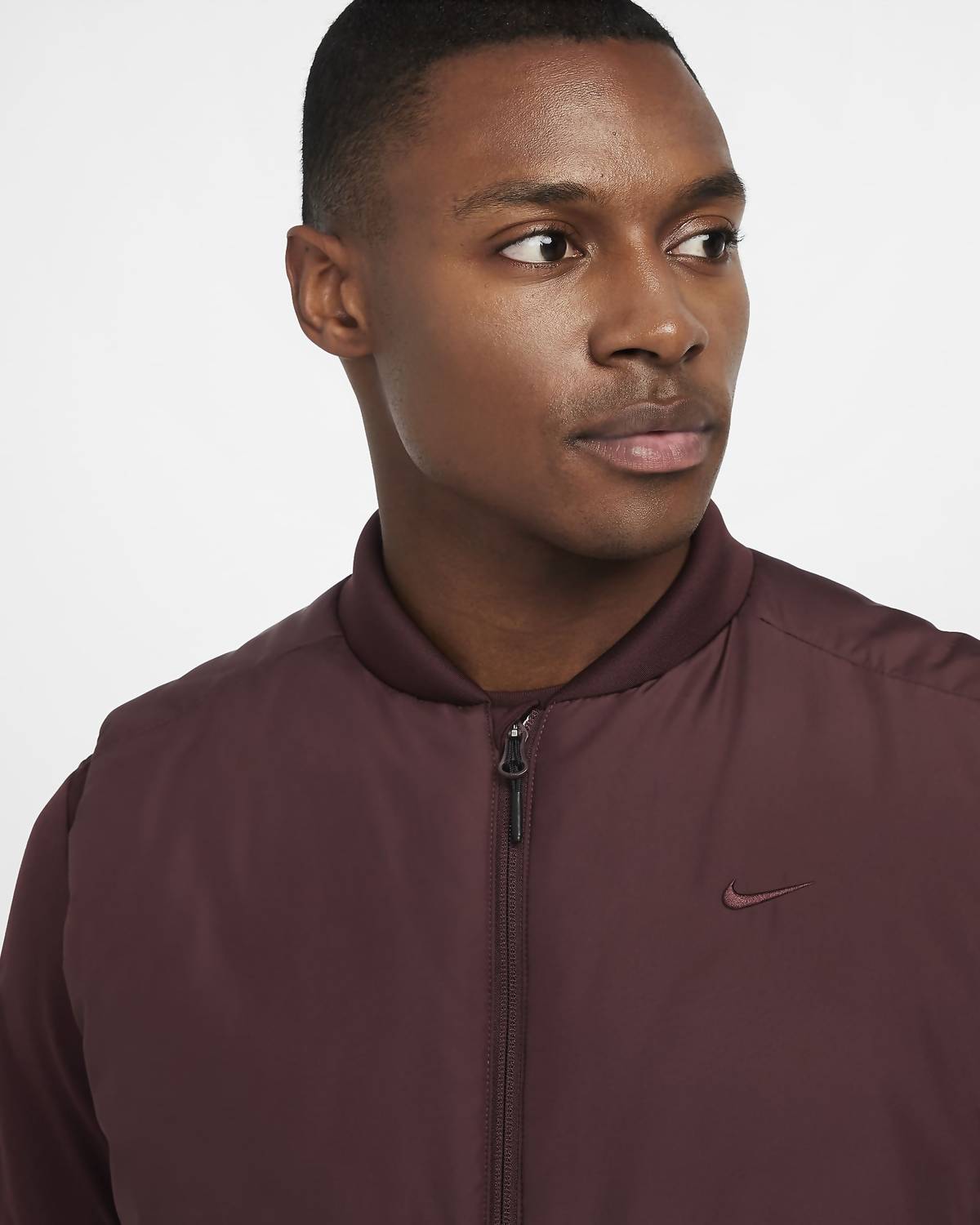 Therma Fit Vest In Burgundy