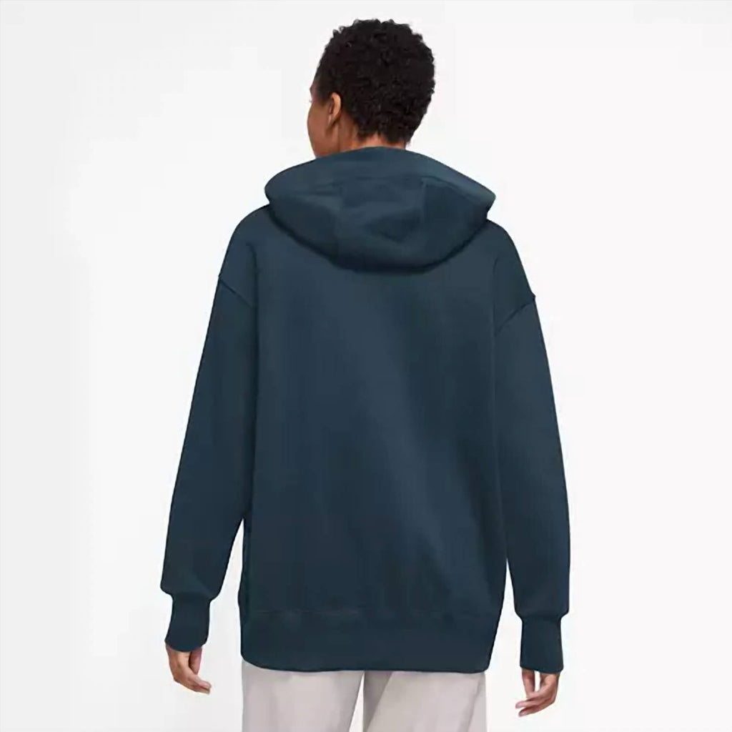 Phoenix Fleece Pullover Hoodie In Navy/white