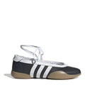 Adidas Originals Taekwondo sneakers in black/white with white stripes and gum sole