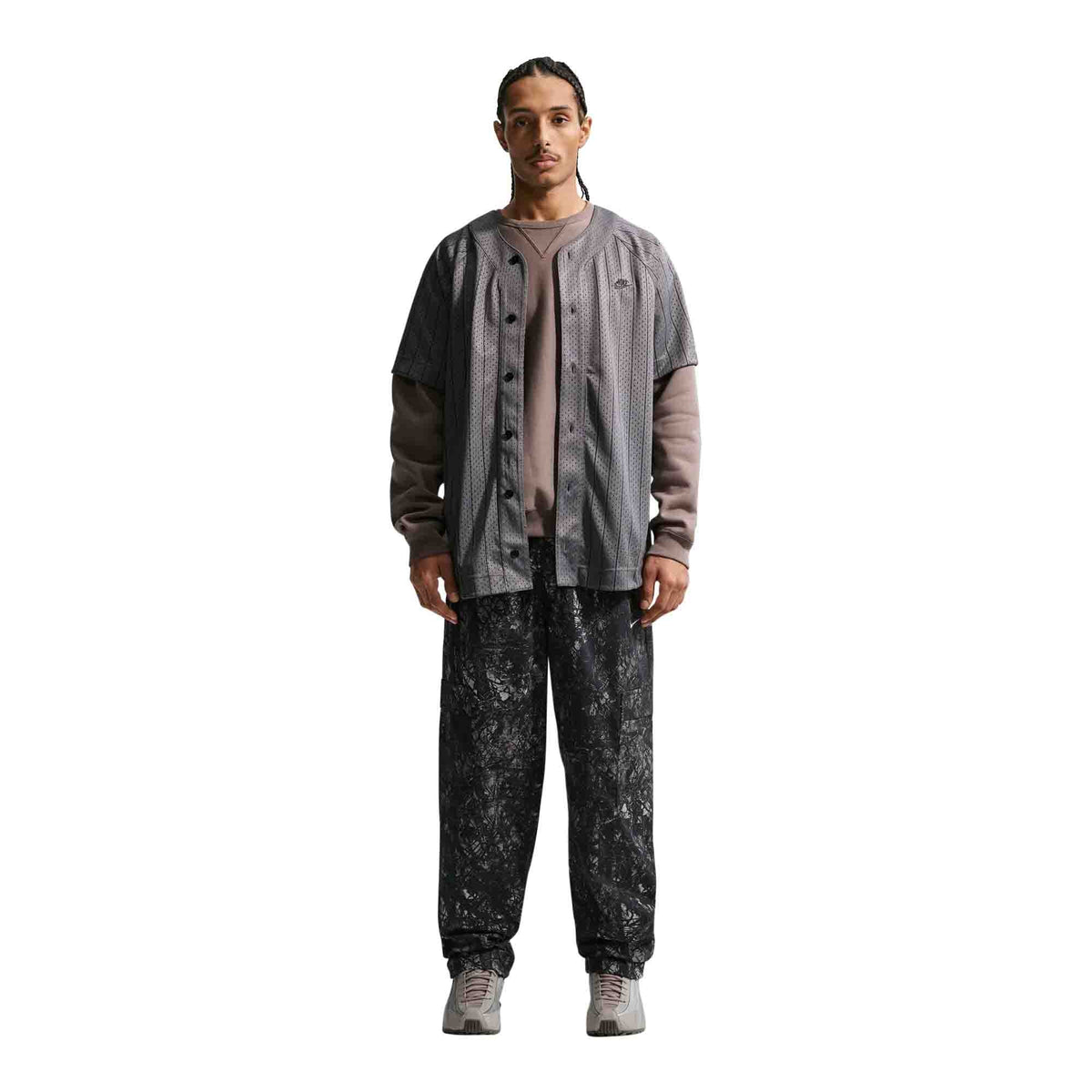 Mens Nike Club Woven Cargo Pants Black/Black