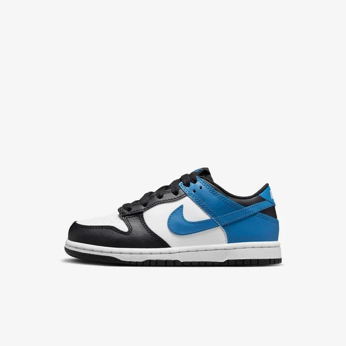 Nike Dunk Low DH9756-104 Sneaker Kids  White Black Leather Lifestyle Shoes