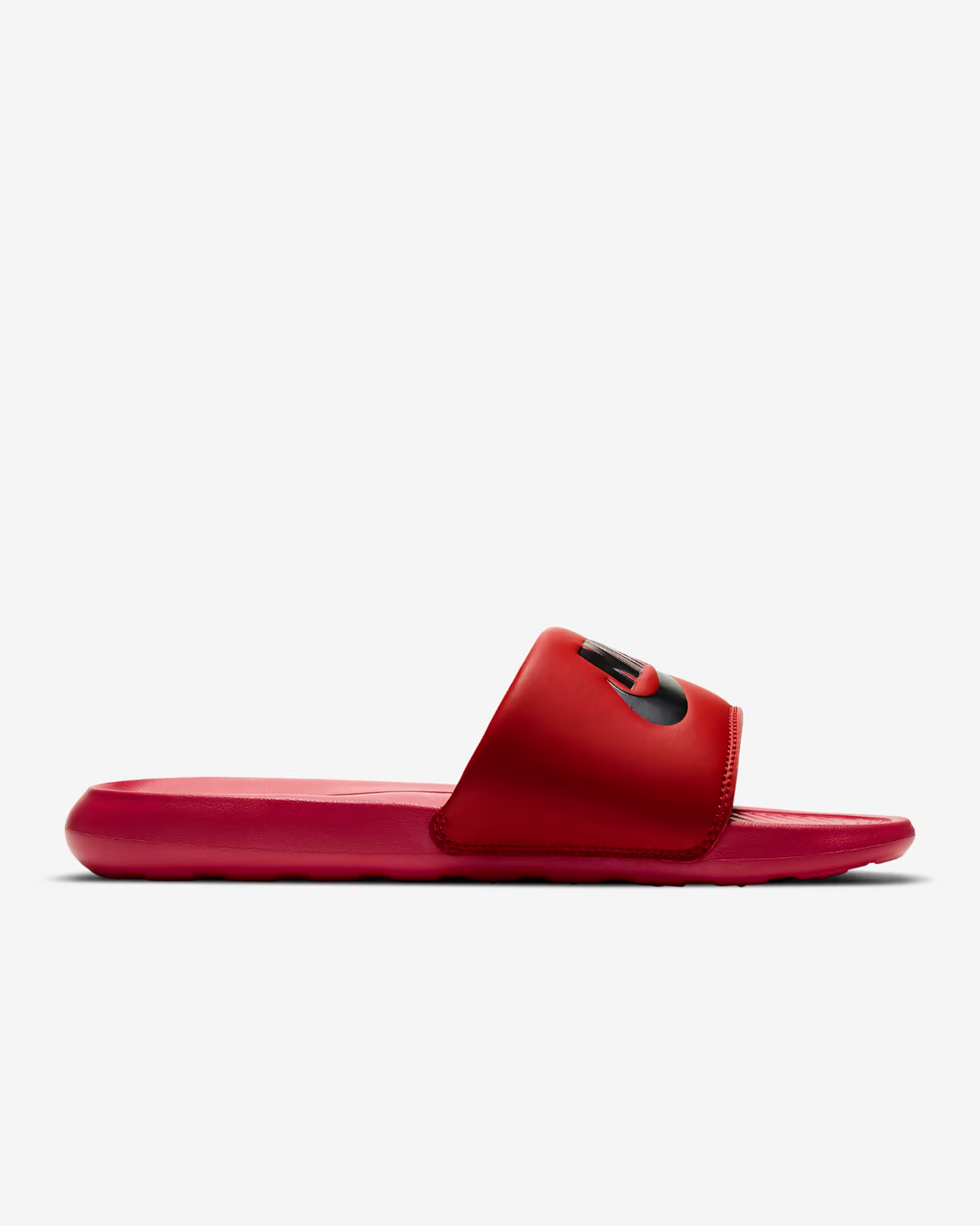 Men's Nike Victori One CN9675-600 Slippers University Red Black Slip On Slides