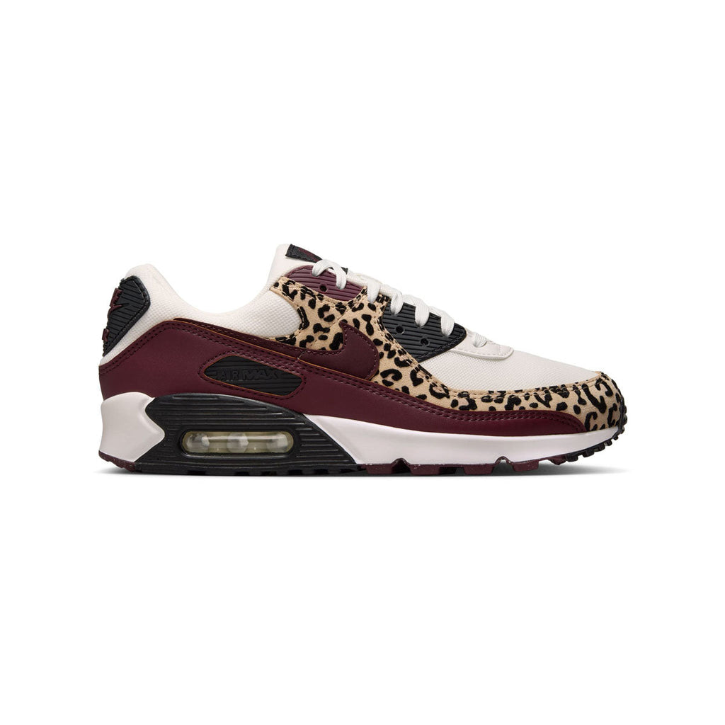 WOMENS NIKE AIR MAX 90-SAIL/BURGUNDY CRUSH-IF1619-102