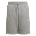 Grey adidas Originals fleece shorts with drawstring waist