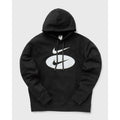 Men's Nike Sportswear Swoosh League Pullover Hoodie Black/White DM5458-010
