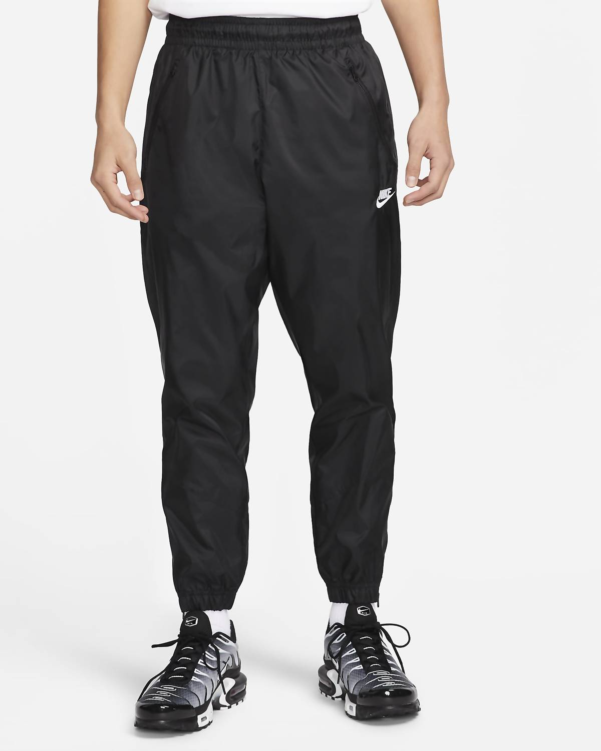 Men's Woven Lined Trouser Windrunner In Black