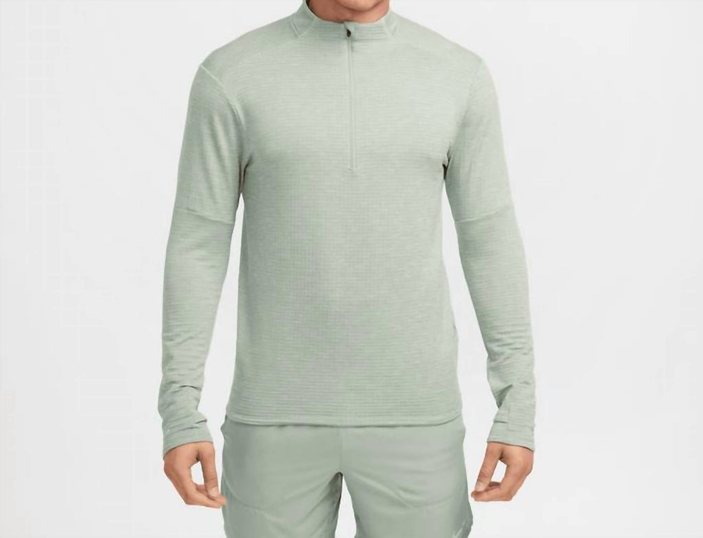 Men's Sphere Element Therma-Fit Water Repellent Half Zip In Jade Horizon / Reflective Silver