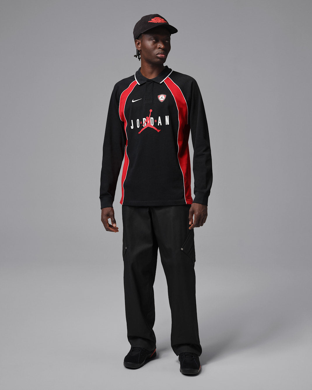 Jordan Flight Men's Long-Sleeve Polo Jersey