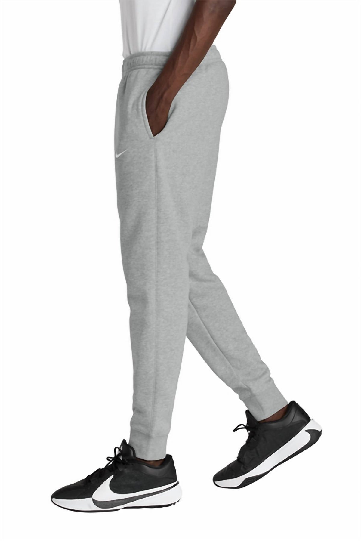 Club Fleece Jogger In Dark Gray Heather