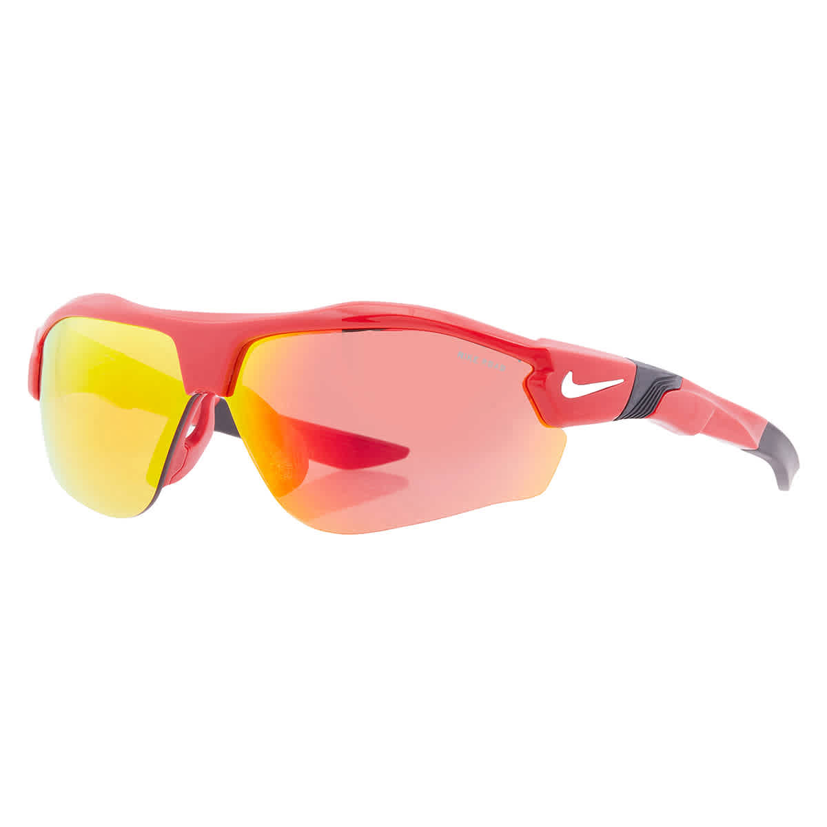 Nike Red Mirror Wrap Men's Sunglasses NIKE SHOW X3 TEAM DN9252 657 72