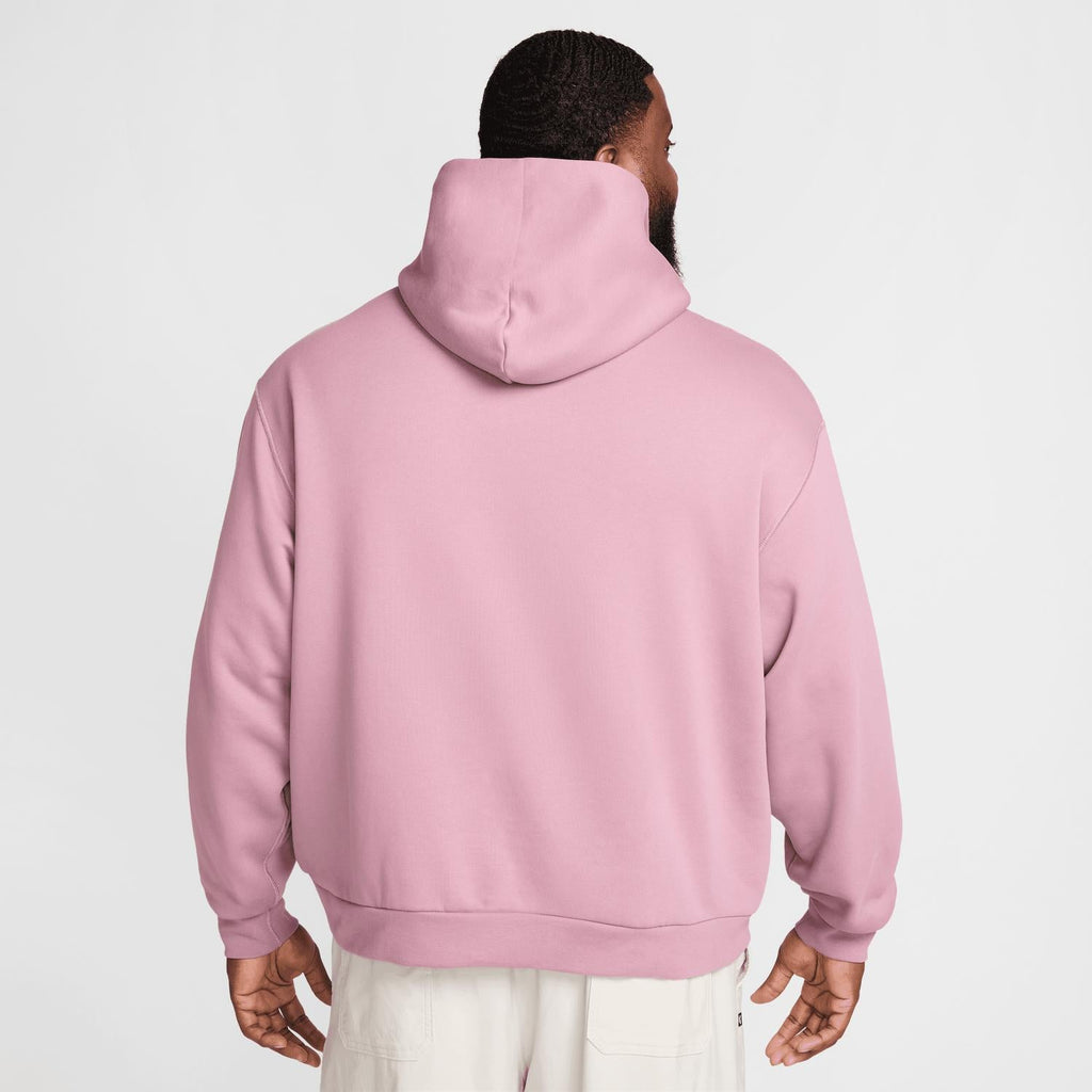 Sb Pullover Fleece Pullover Skate Hoodie In Plum Dust/white