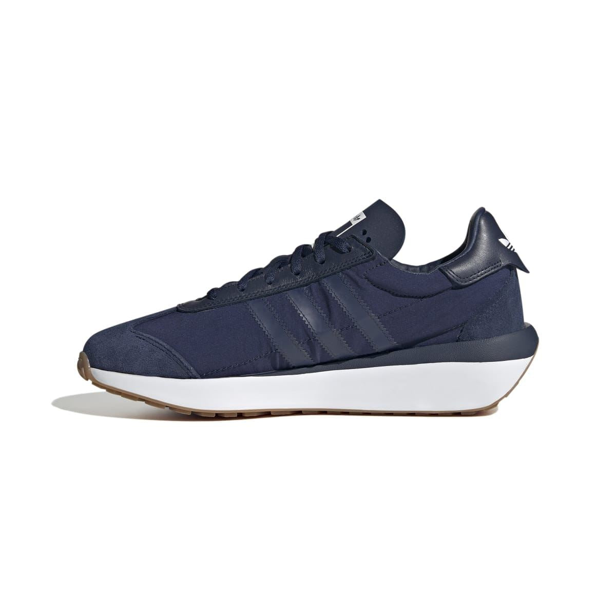 adidas Originals Courty XLG low-top trainers, navy mesh with white triple stripes