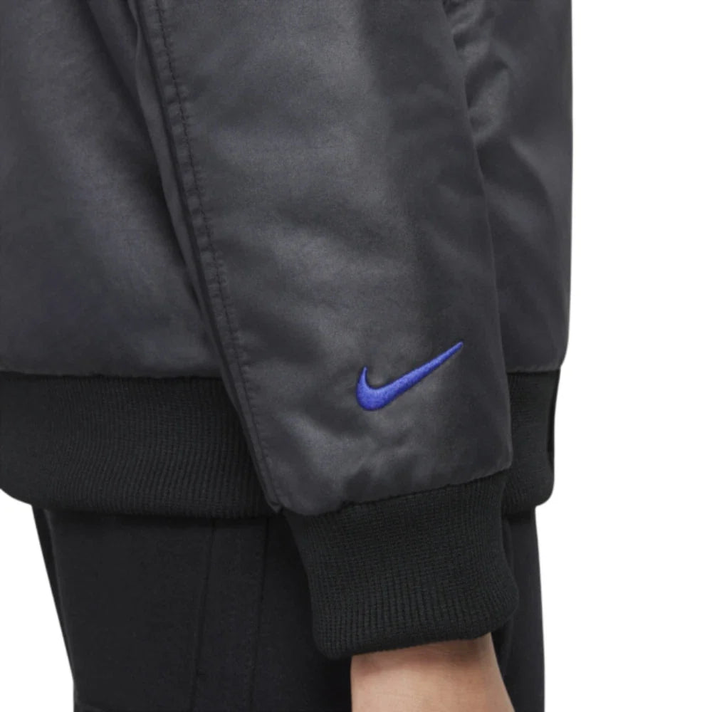 Nike Space Jam A New Legacy DM2981-010 Jacket Kids  Black Snap Front RED437